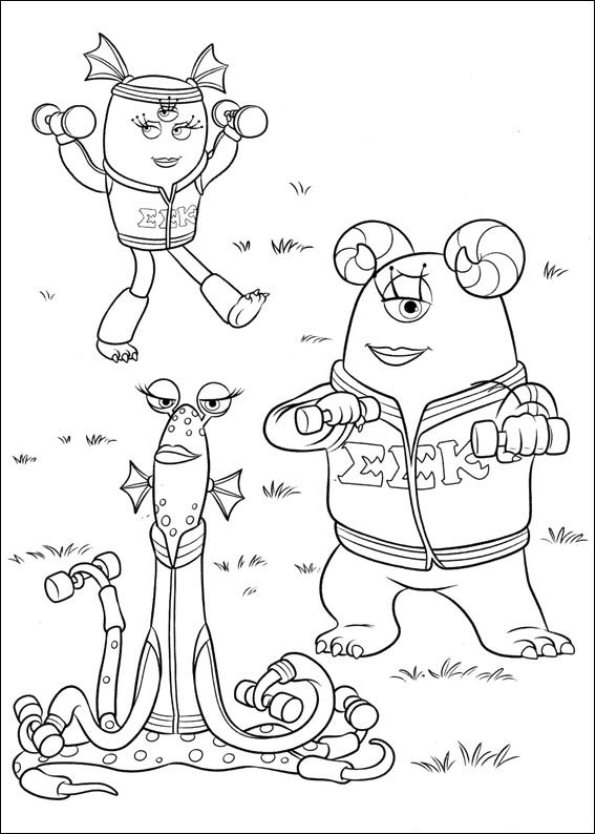 Kids-n-fun.com | 45 coloring pages of Monsters University